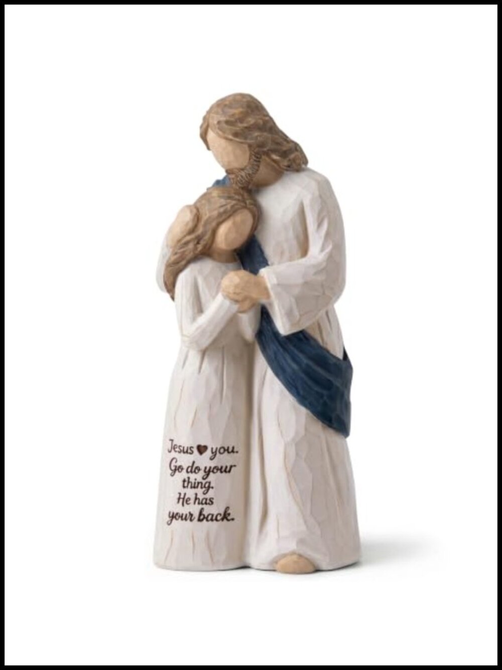 Jesus Figurine 5.7 Inch Resin Christian Statue Home Decor Gift